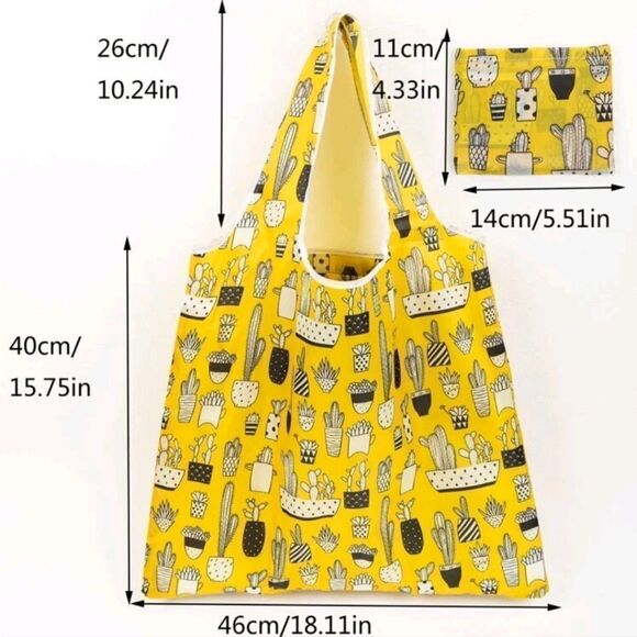 Cactus 🌵 Print Tote - Picture 4 of 5